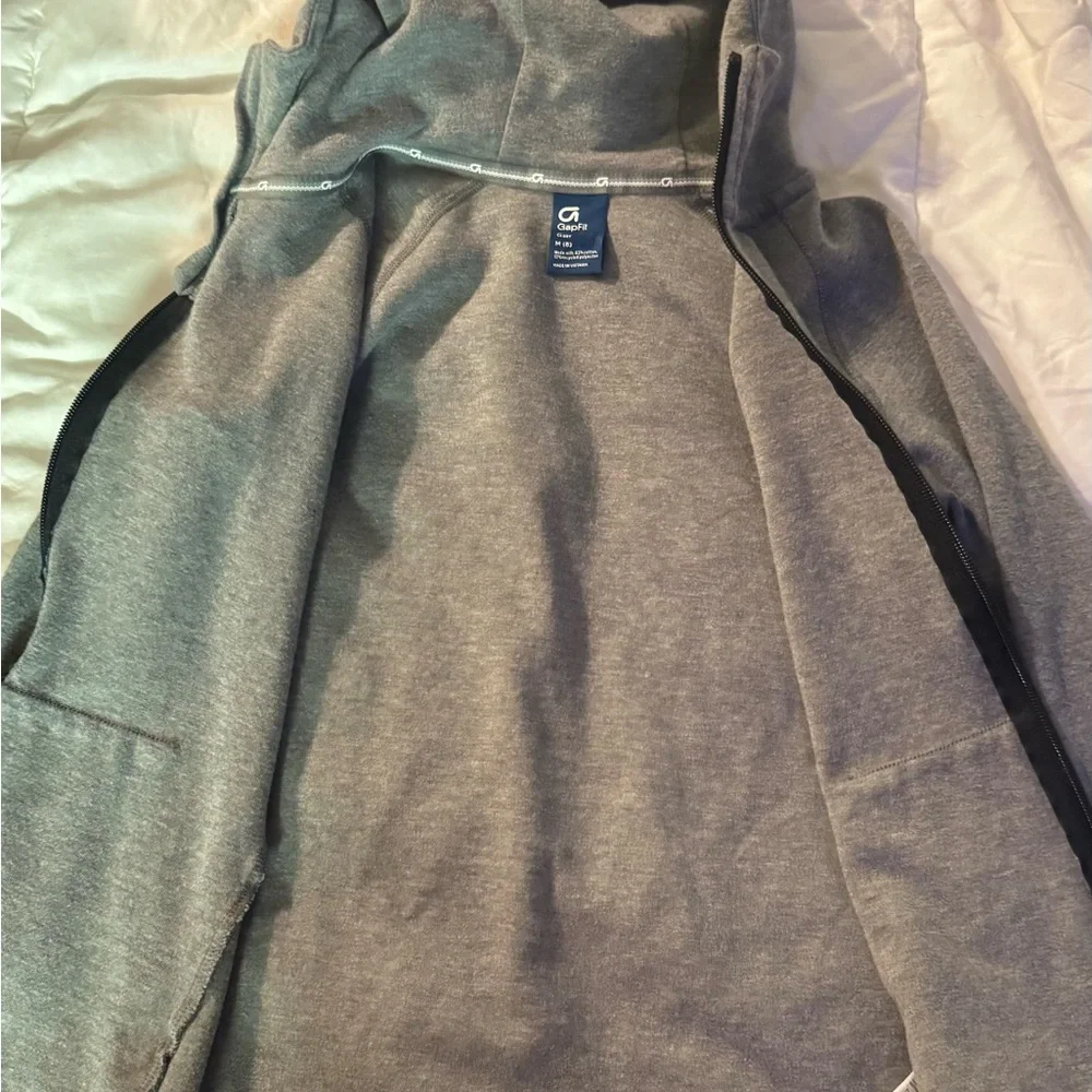 GAP Boys Youth Gray Zip-Up Hoodie